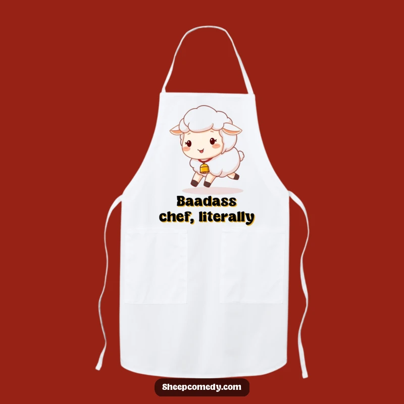 Funny Sheep Apron: Joyful Kitchen Helper, Perfect Funny Gift for Cooks