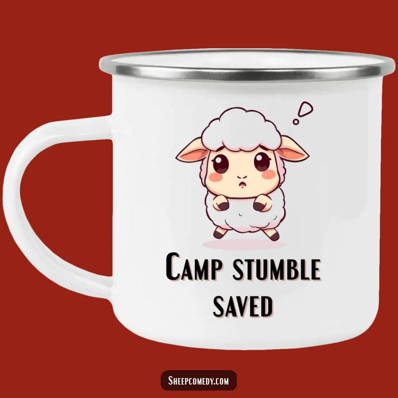 Funny Sheep Camping Mug - Durable & Hilarious Surprise 'Baaa' Companion