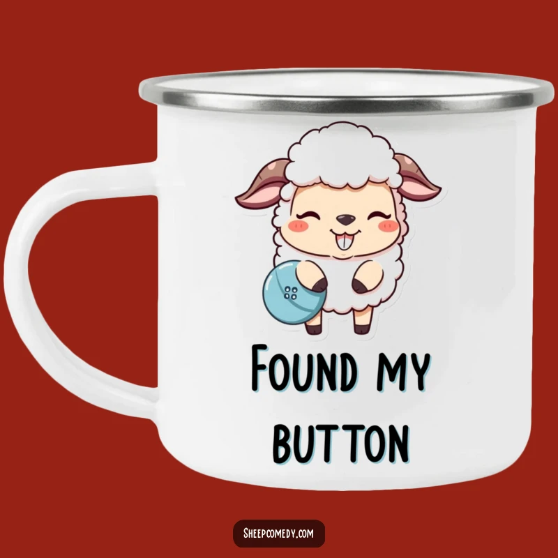 Funny Sheep Adventure Mug - Brew Mischief by the Campfire