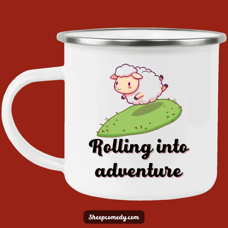 Funny Rolling Sheep Camping Mug: Energetic and Durable Outdoor Gift