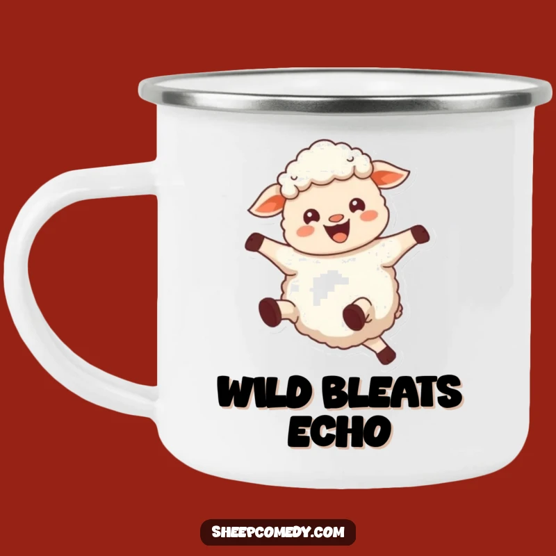 Funny Sheep Adventure Mug - Bleat with Joy Outdoors