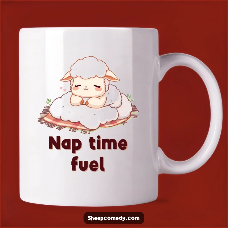 Funny Sheep Nap Mug: Happy Sigh Relaxation, Perfect Funny Gift
