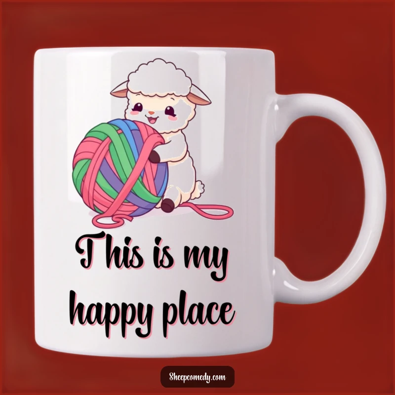 Funny Sheep Yarn Ball Mug: The Ultimate Cozy & Giggle-Inducing Gift for Knitters!