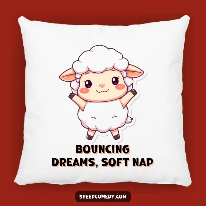 Comfy Sheep Bounce Pillow: Huggable Happiness, A Sweet Funny Gift