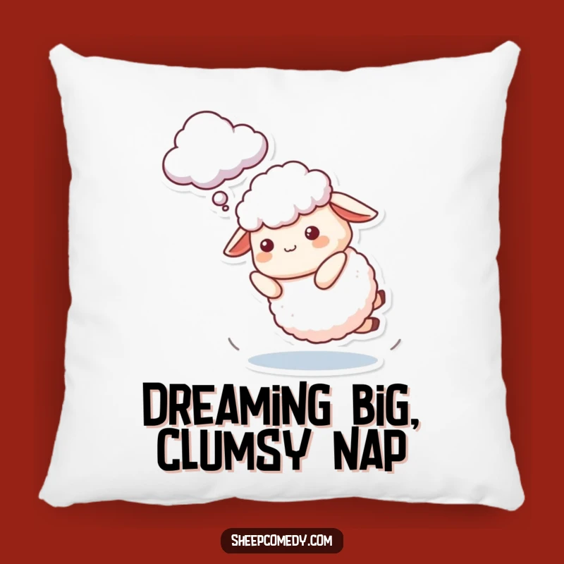 Comfy Tripping Sheep Pillow: Soft Stumbles, A Sweet Funny Gift