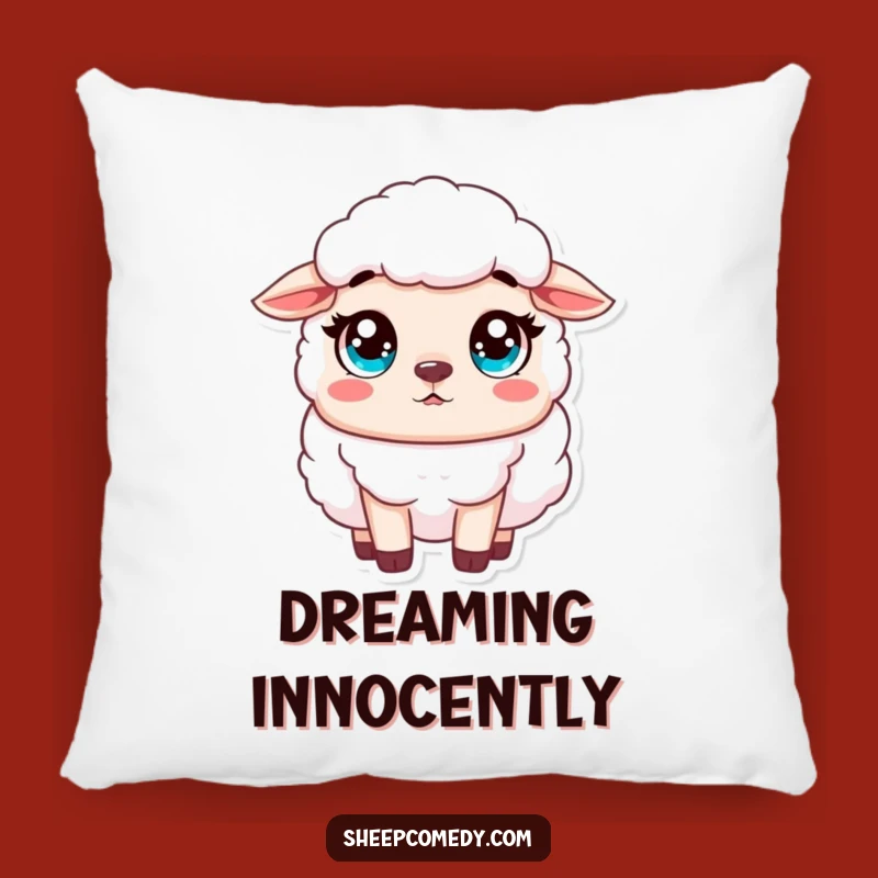 Funny Sheep Surprise Pillow: Comfy Innocent Style, Perfect Decorative Funny Gift