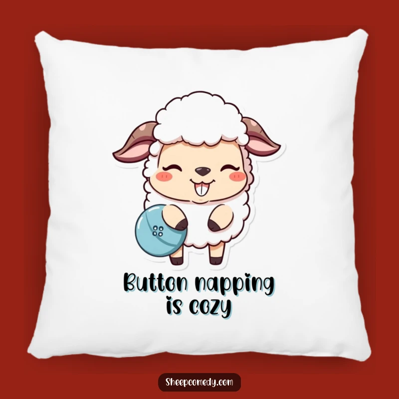 Funny Sheep Mischief Pillow - Cozy Up with a Grin