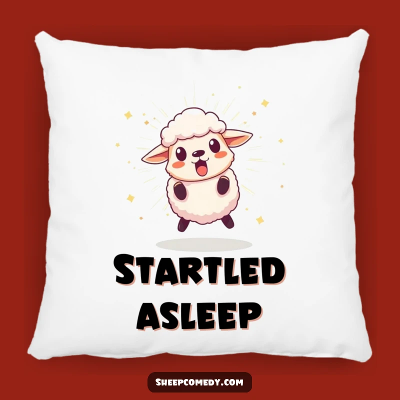 Funny Sheep Reaction Pillow: Comfy and Hilarious for Surprise Lovers