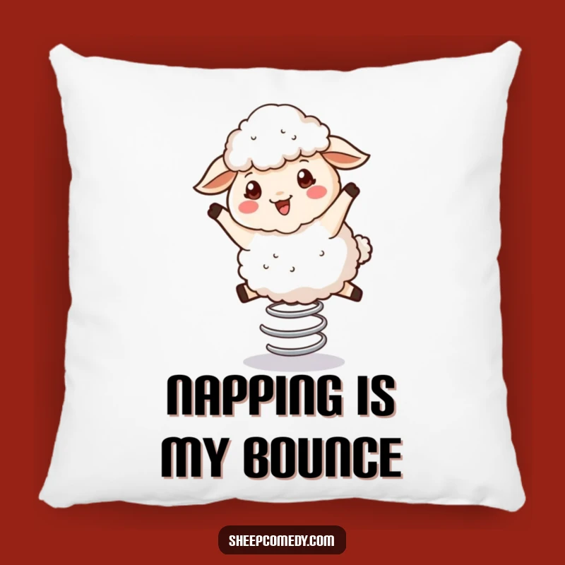 Funny Bouncing Sheep Pillow: Snuggle into Hilarious Comfort