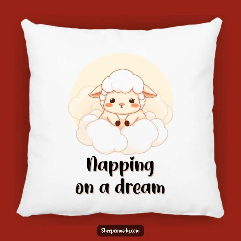 Funny Sheep Cloud Pillow: Snuggle Up with Dreamy Comfort & Humor!
