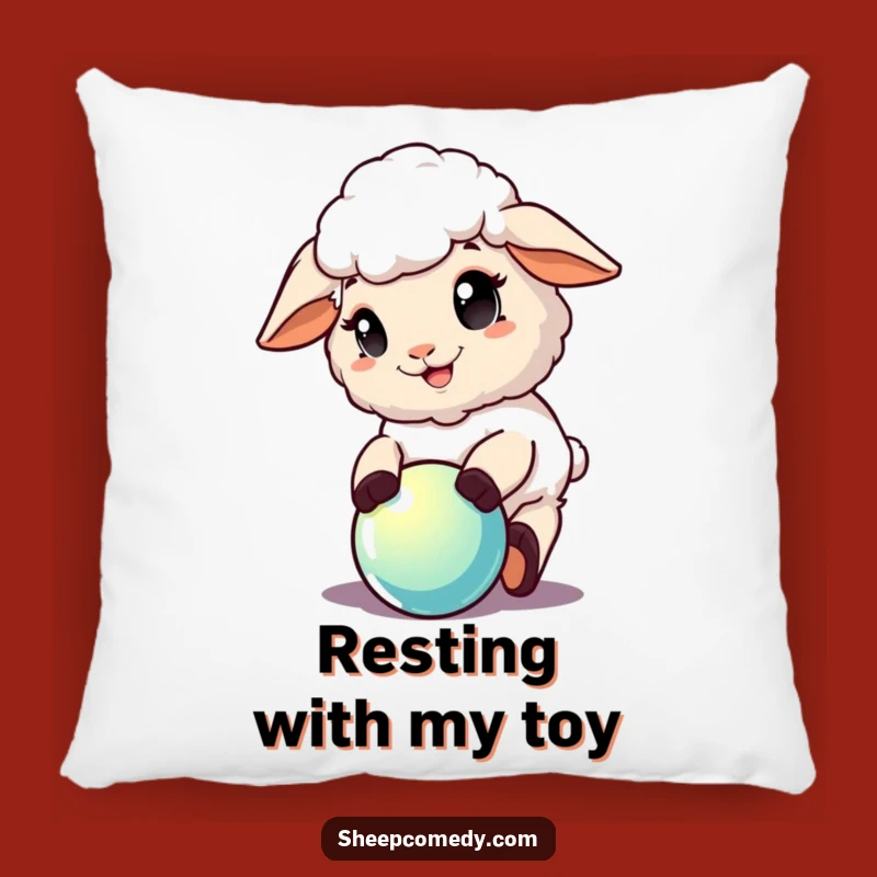 Funny Sheep Playing Pillow: Soft Sheep Cushion, Wonderful Funny Gift for Cozy Fun