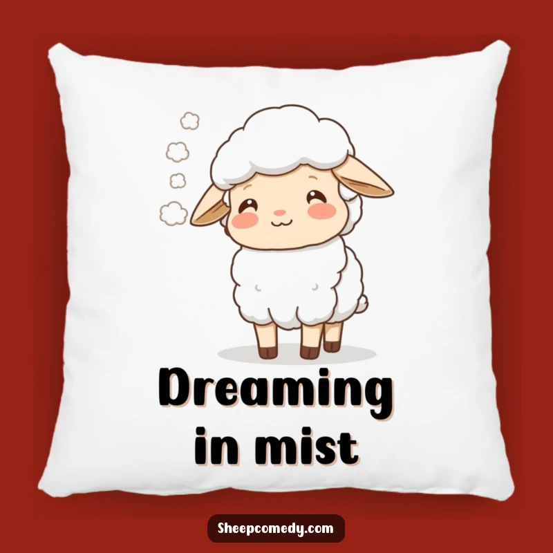 Soft Sheep Mist Pillow: Snuggle Up with Funny Peace!