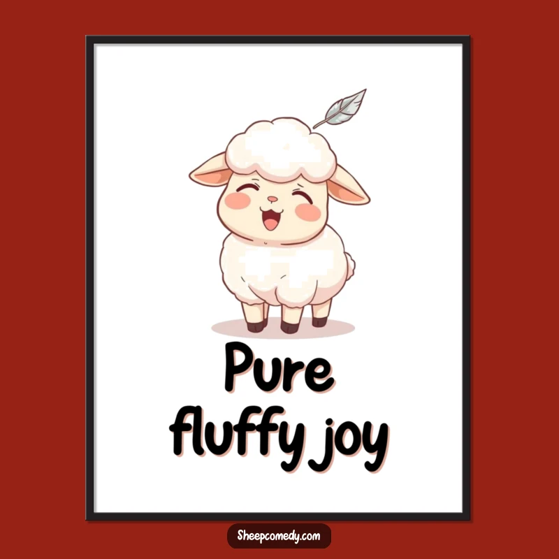 Funny Sheep Tickle Digital Art: Giggling Sheep Printable, Perfect Instant Humorous Gift Decor