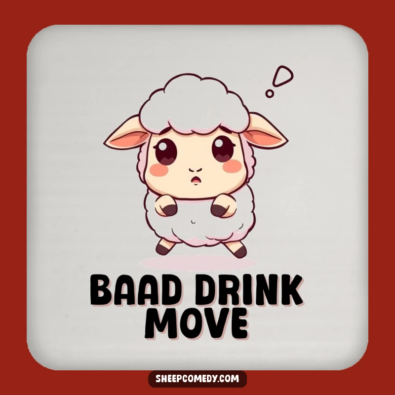 Funny Sheep Coasters (Set of 4) - Protect Tables with Surprise 'Baaa'
