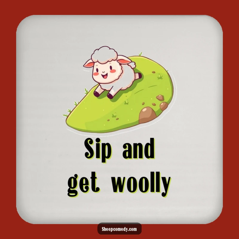 Funny Sheep Hill Slide Coaster: Protect Surfaces with Humor
