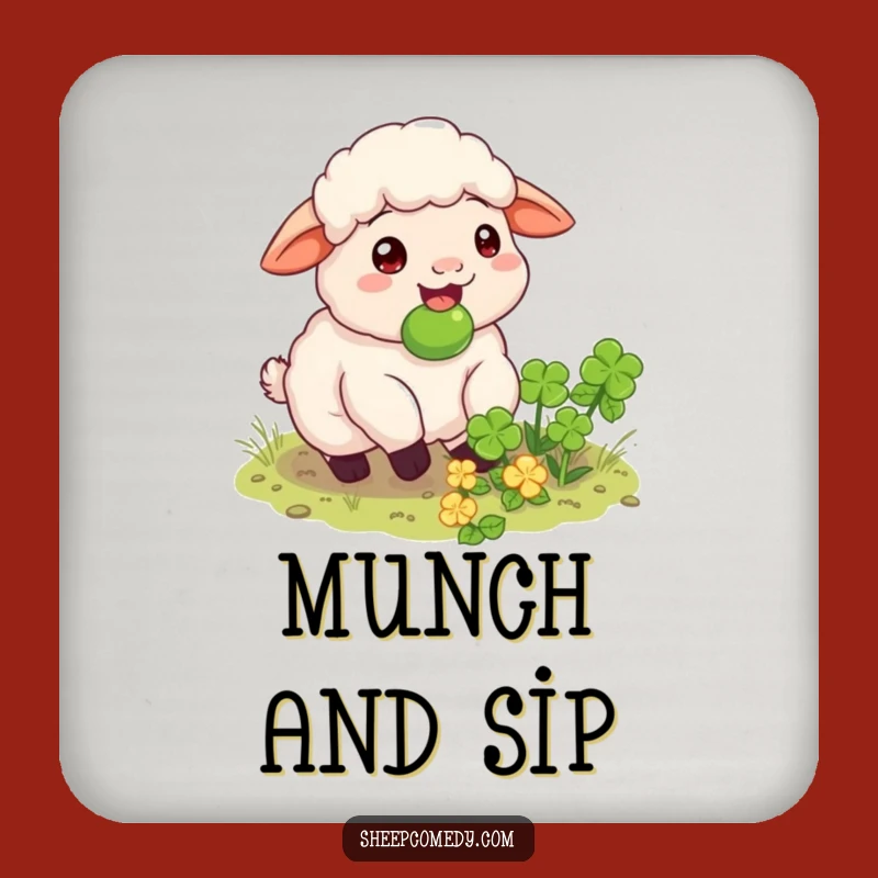 Funny Sheep Coaster Set - Protect Surfaces with Happy Finds