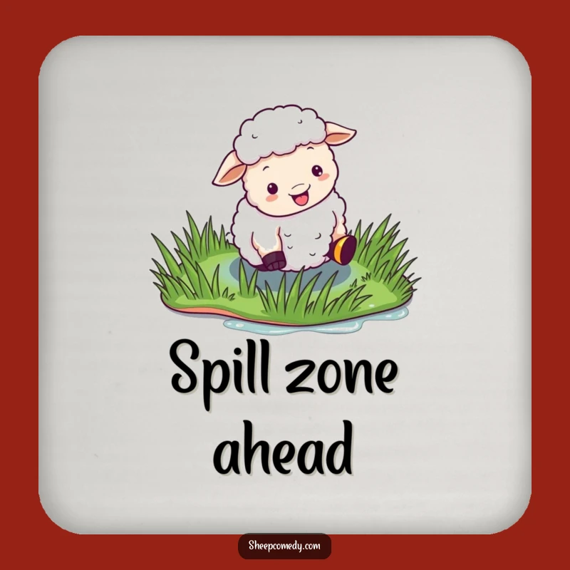 Funny Sheep Slip Coasters: Protect Surfaces with Hilarious Charm!