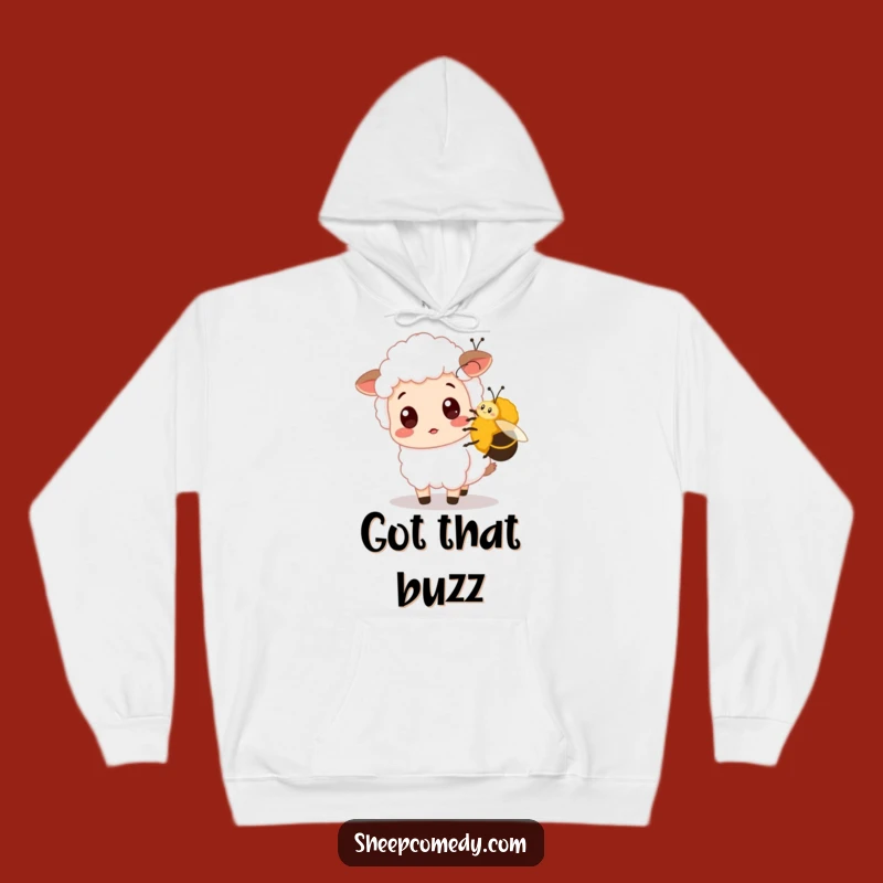 Cozy Funny Sheep Bee Hoodie - Warm Hugs & Funny Encounters