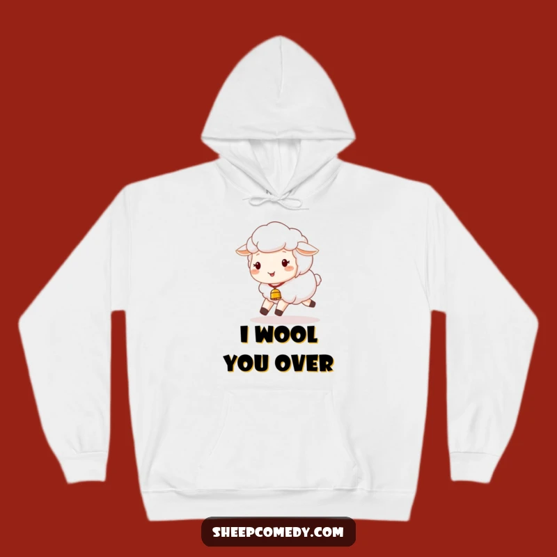 Funny Sheep Hoodie: Cozy Comfort with a Joyful Skipping Sheep, Great Gift