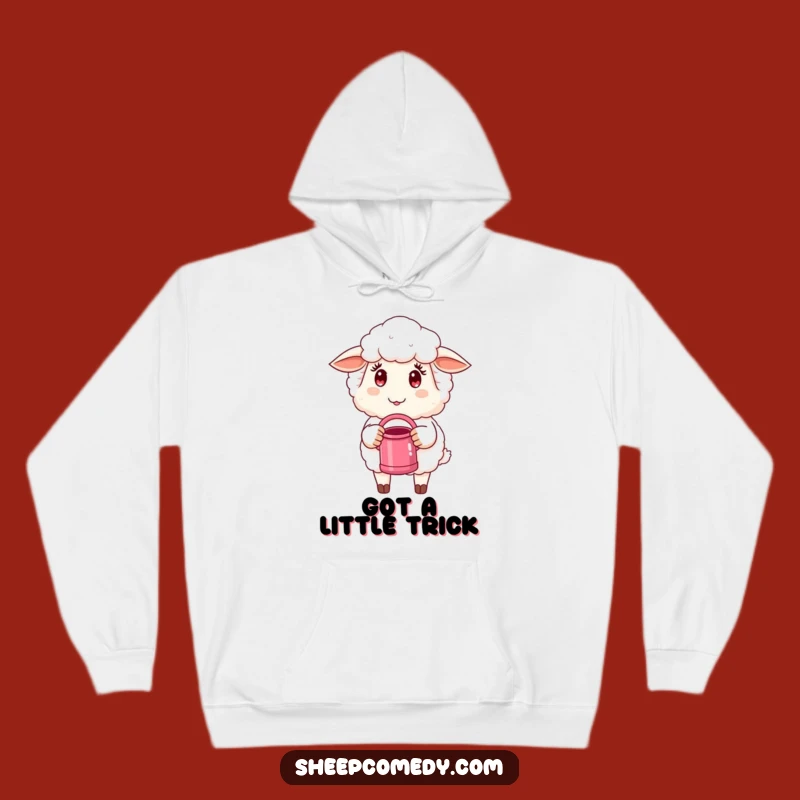 Funny Mischief Sheep Hoodie: Cozy Sheep Gardener Apparel, Ultimate Funny Gift for Chuckles