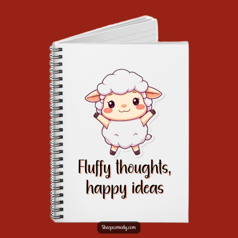 Cheerful Sheep Bounce Notebook: Jot Down Ideas with Joy, A Great Funny Gift