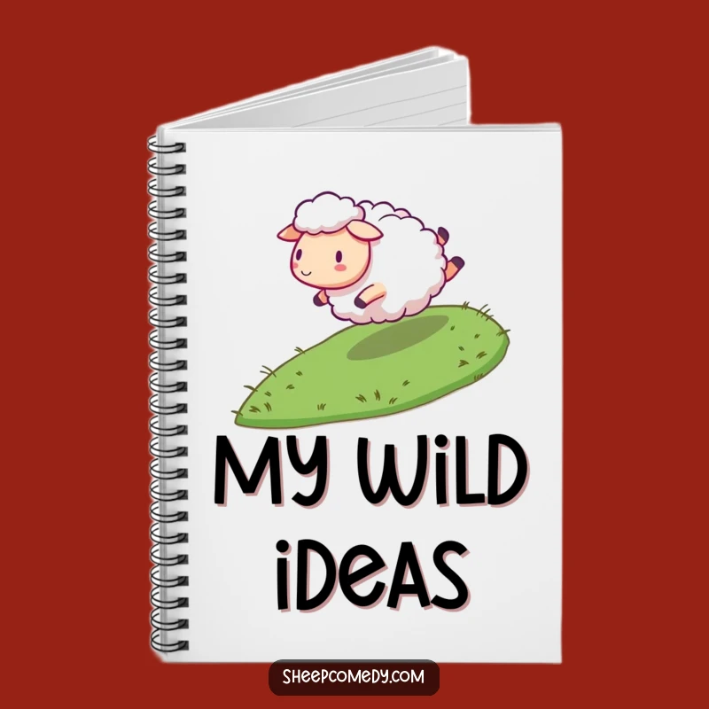 Funny Rolling Sheep Notebook: Energetic Journal for Lively Thoughts