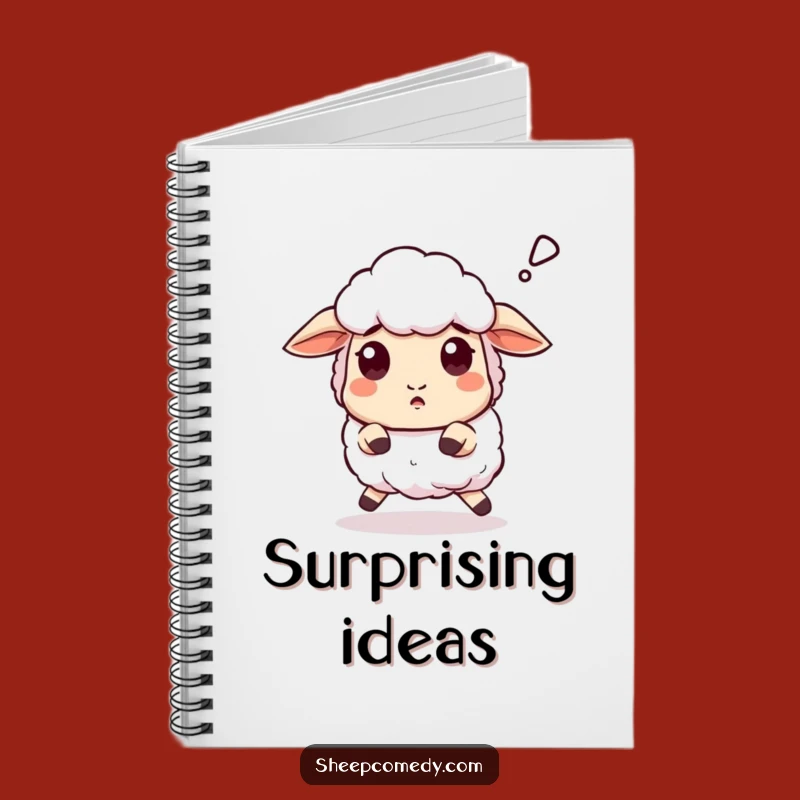 Funny Sheep Notebook - Journal Your Surprises with a 'Baaa'
