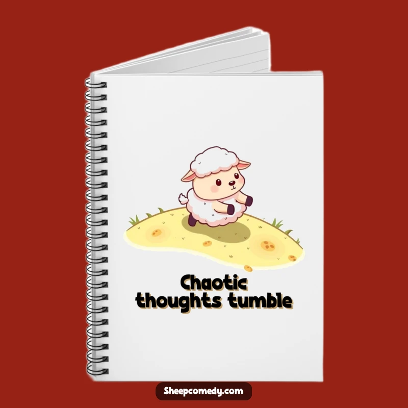 Funny Sheep Rolling Notebook: Energetic Sheep Journal, Outdoor Adventure Gift