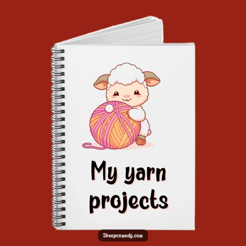 Funny Sheep Yarn Notebook: Whimsical Journal for Crafty Ideas