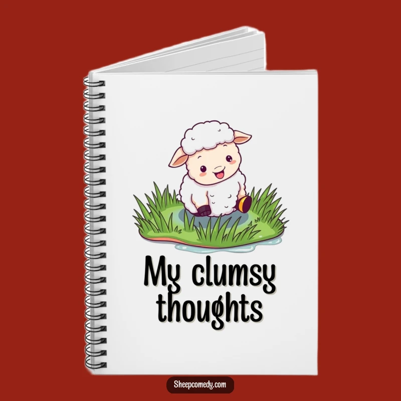 Funny Sheep Slip Notebook: Jot Down Ideas After Hilarious Stumbles!