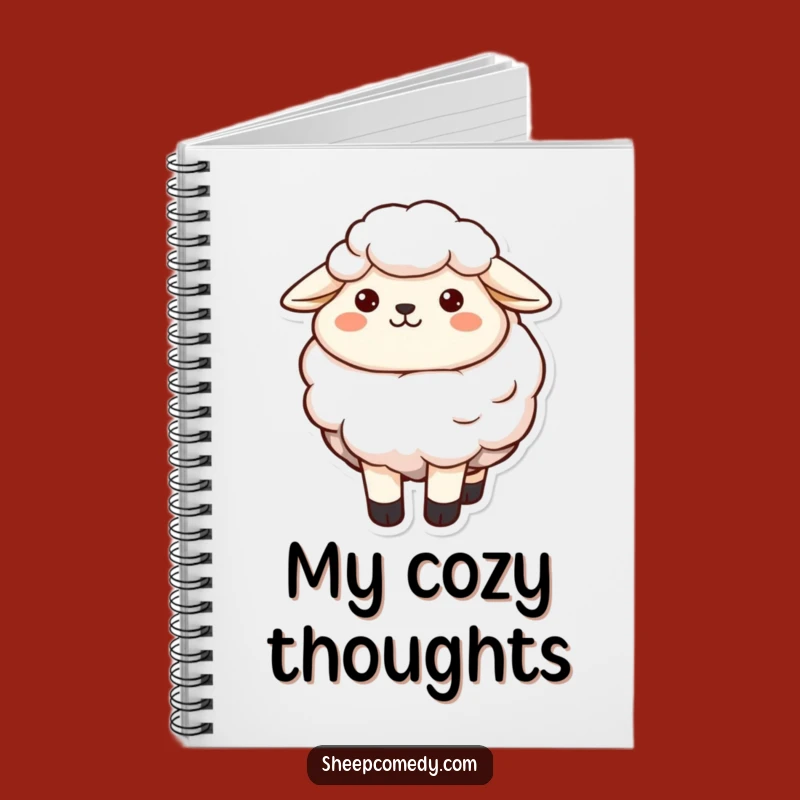 Cozy Sheep Notebook: Jot Down Your Funny, Calm Thoughts!