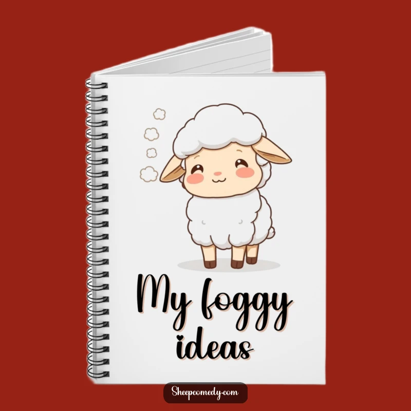 Calm Sheep Mist Notebook: Jot Down Your Funny Thoughts!