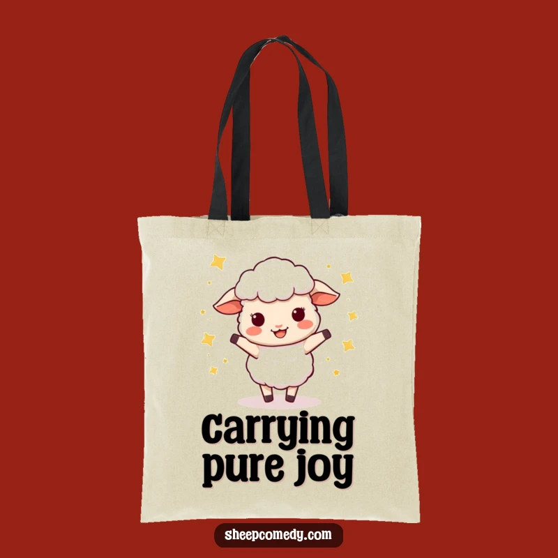 Funny Wiggle Dance Sheep Tote Bag: Durable Sheep Bag, Ideal Funny Gift for Everyday Fun