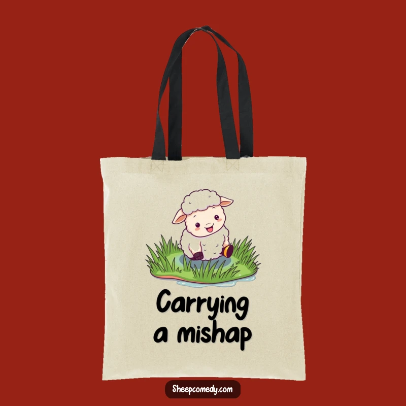 Funny Sheep Slip Tote Bag: Carry Your Laughs with Hilarious Flair!